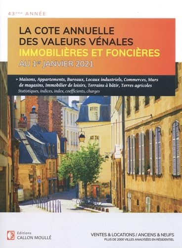 Valeurs vénales au 1er janvier 2021 book