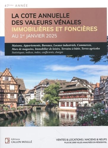 Valeurs vénales au 1er janvier 2025 book