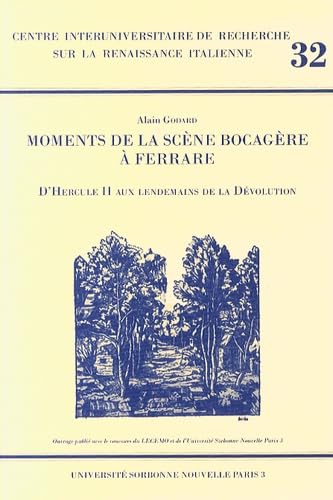 Moments de la science bocagère à ferrare book