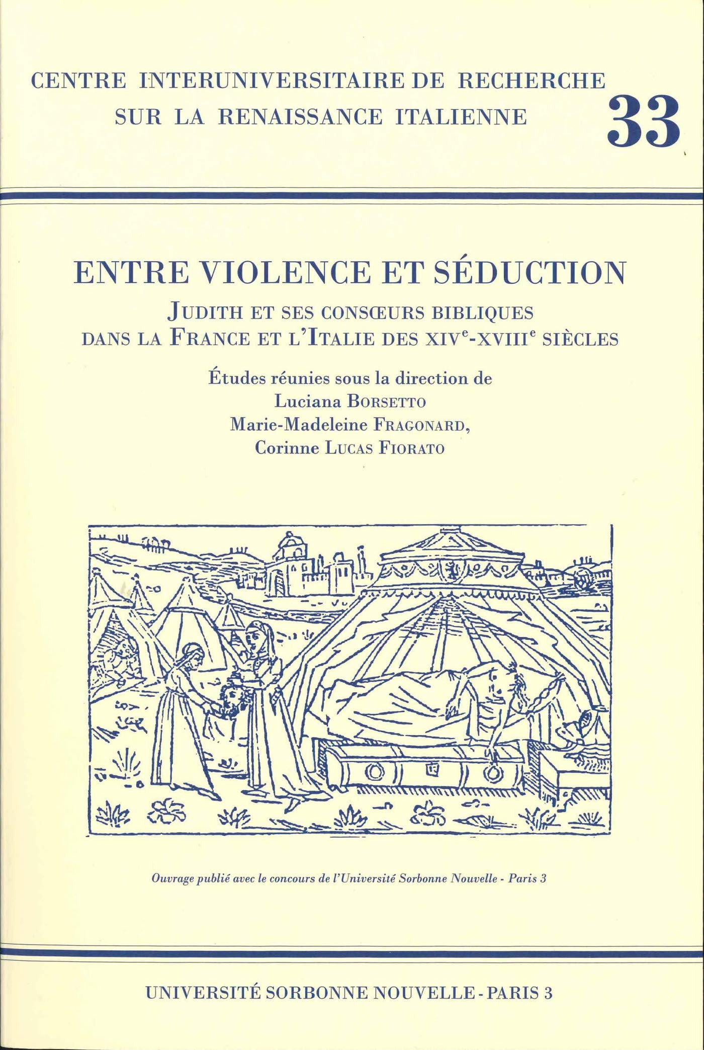 Entre violence et séduction. Judith et ses consoeurs bibliques dans l book