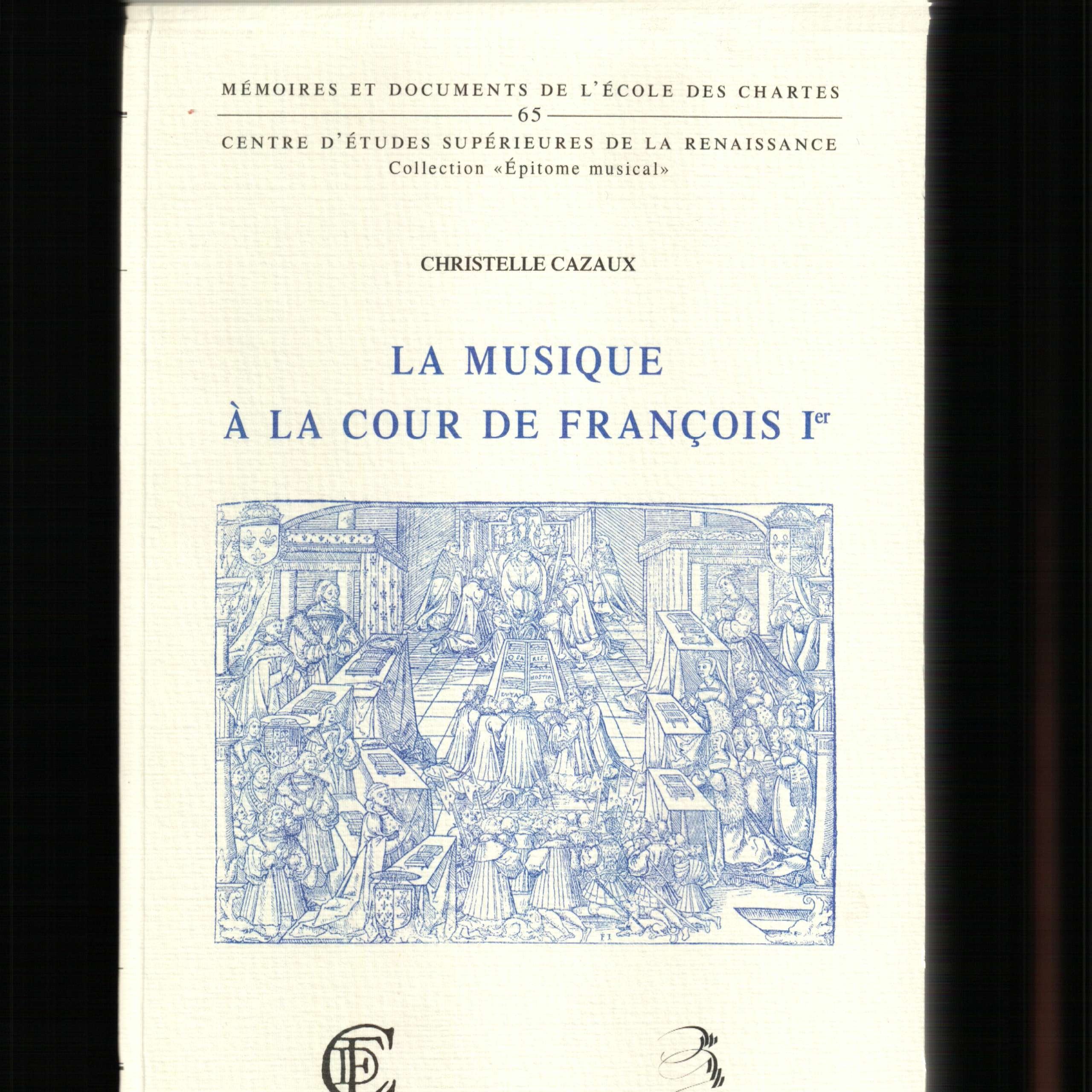 La Musique A La Cour De Francois 1er book