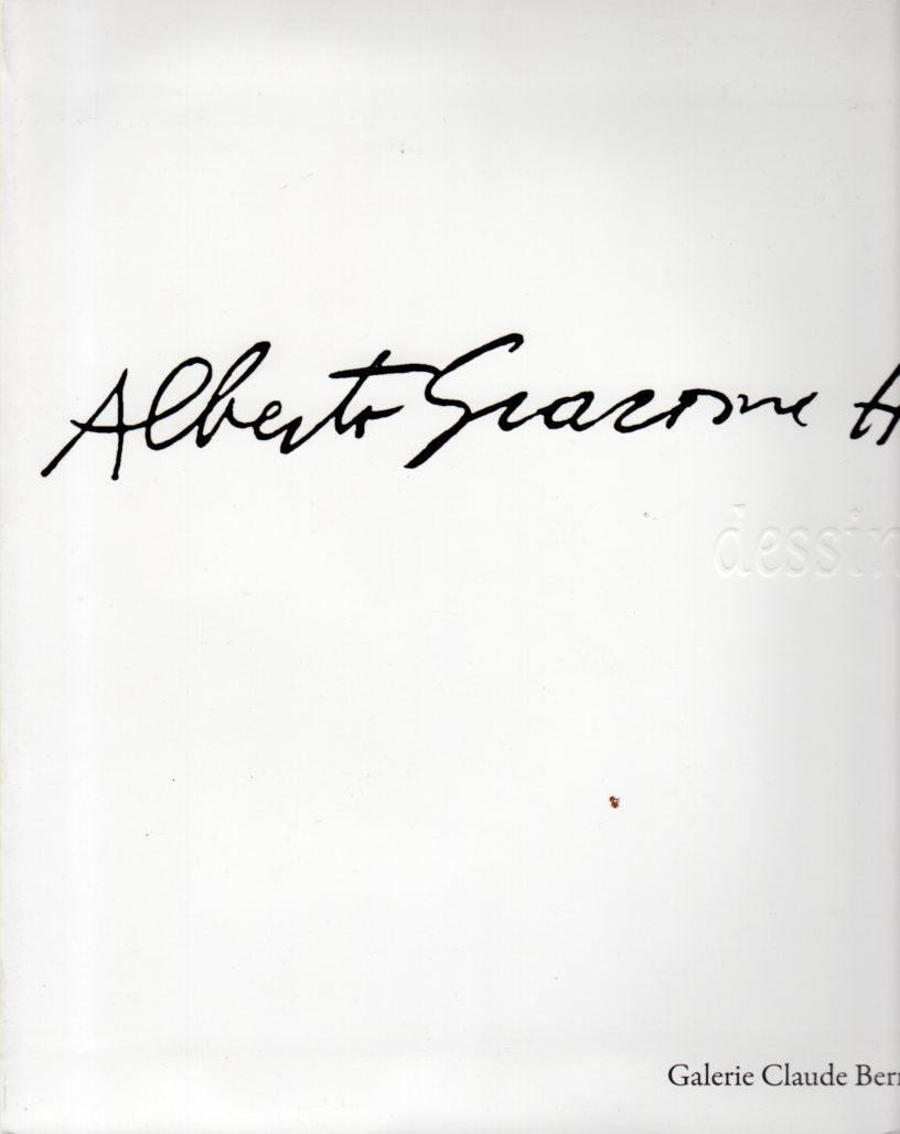 Alberto Giacometti. Dessins Books