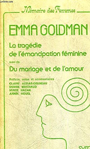 La Tragédie de l'émancipation féminine book