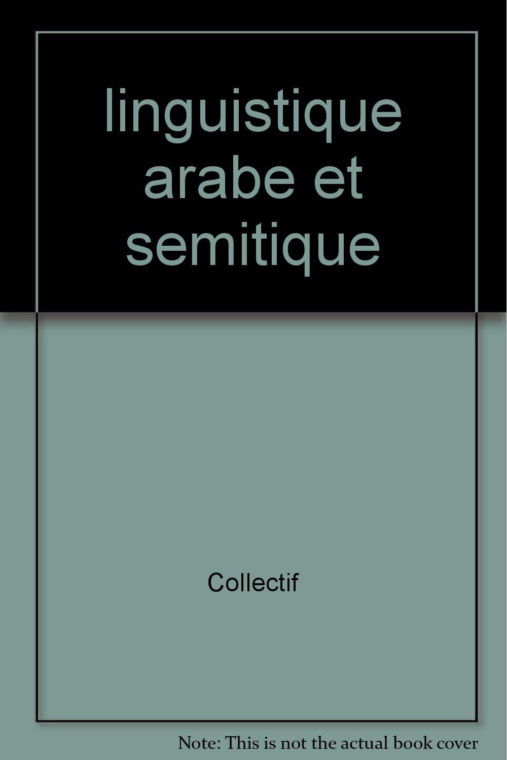 Langues et Littératures du Monde Arabe, N 1/2000. Linguistique Arabe et Semitique book
