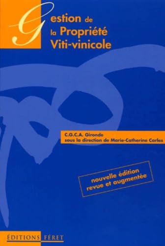 Gestion de la propriété viti-vinicole book