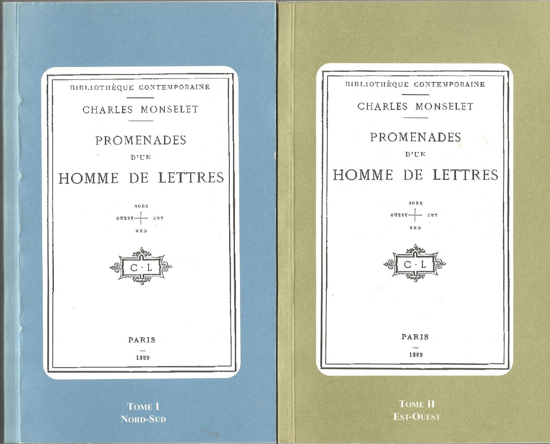 Promenades d'un homme de lettres tome 1 et tome 2 book