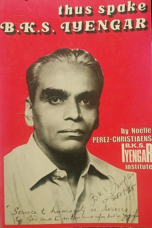 Ainsi parlait B.K.S. Iyengar book