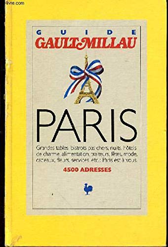 Product Image: Guide gault millau paris 1989