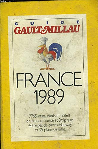 Guide gault millau France 1989 Books