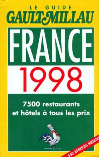Guide Gaultmillau France 1998 book