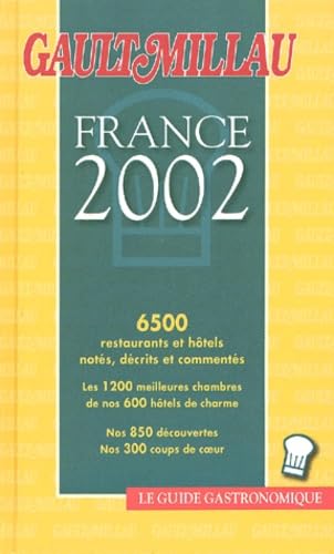 Guide Gault et Millau France 2002 book