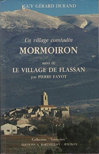 Mormoiron, un village comtadin (Territoires) book