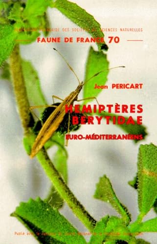 Hémiptères Berytidae euro-méditerranéens Books