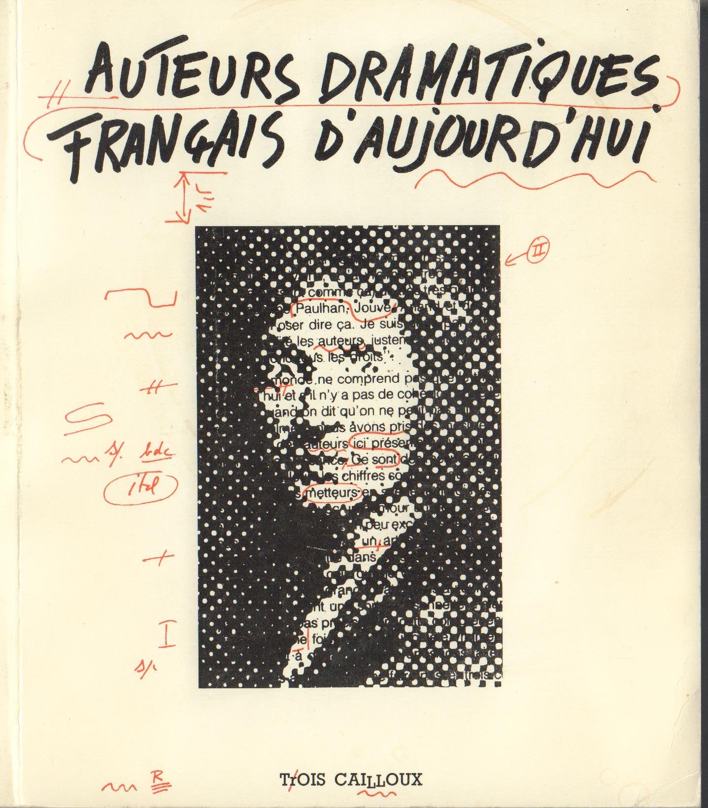 Auteurs dramatiques français d'aujourd'hui : book