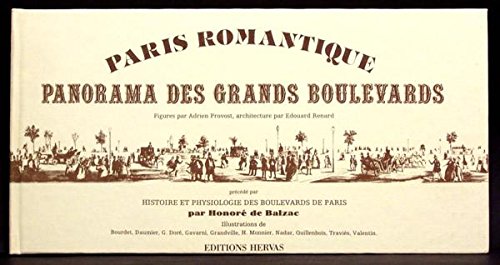 Panorama des grands boulevards. Histoire et physiologie des boulevards de Paris book