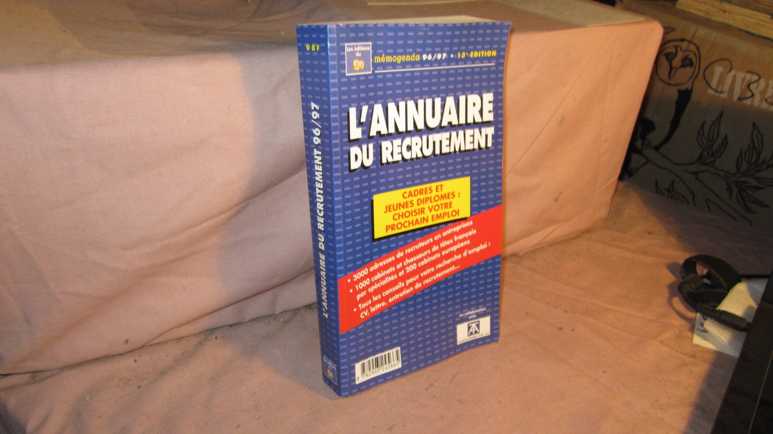 Annuaire du recrutement 96/97 (l') 072397 book