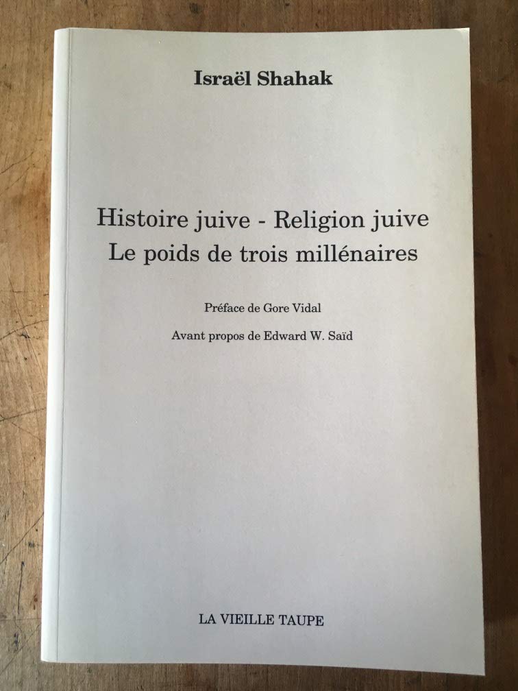 Histoire juive-religion juive : le poids de trois millénaires book