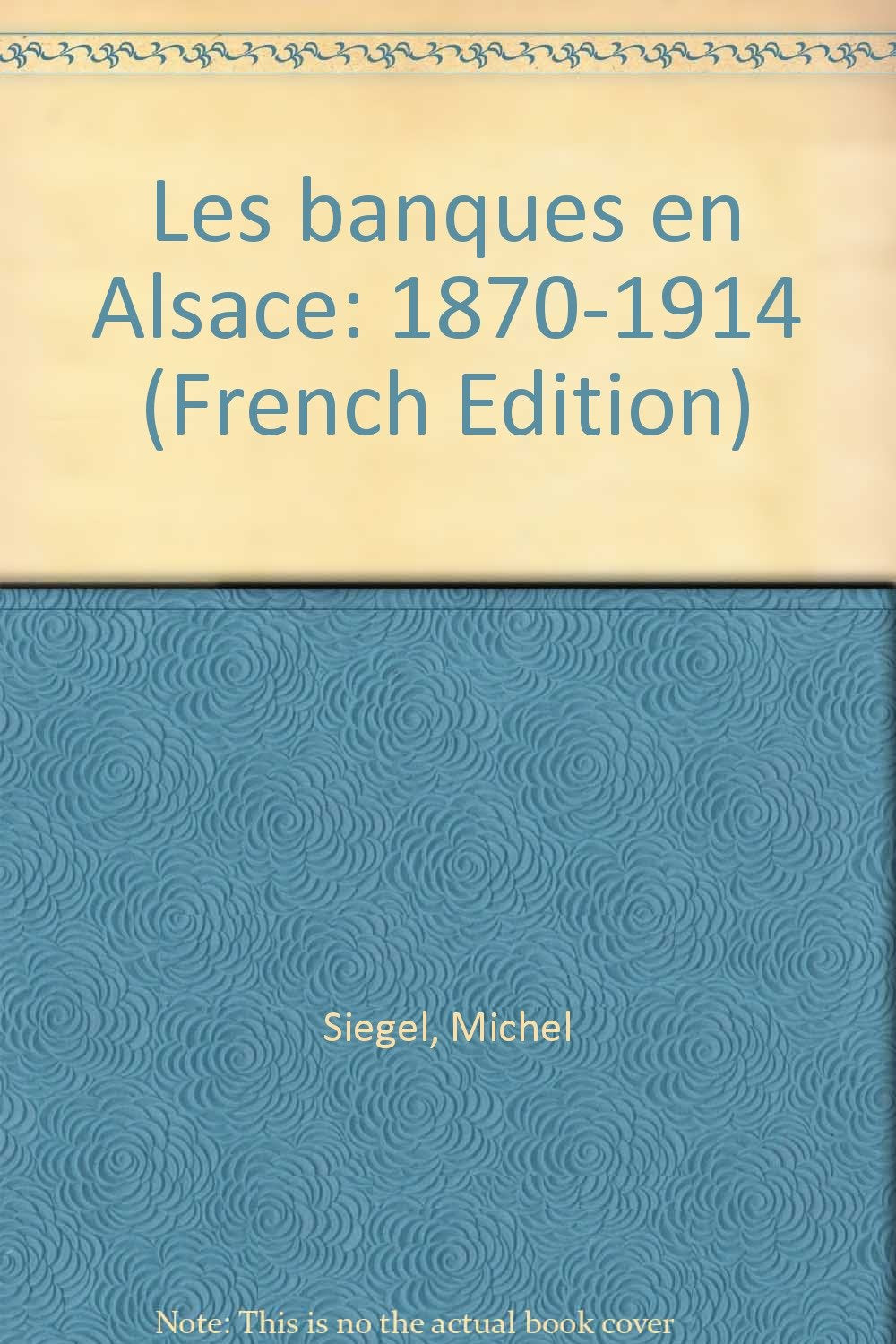 Les Banques en Alsace : 1870-1914 book