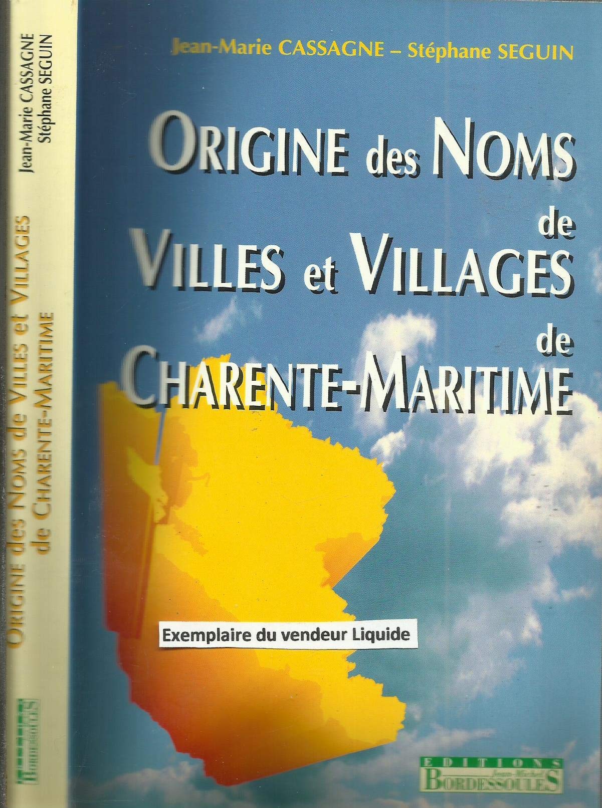 Origine/noms/charente-maritime Books