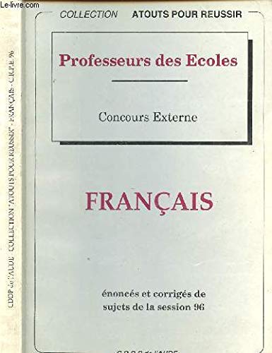 Français : Sujets de la session 1996 (Atouts pour réussir) book