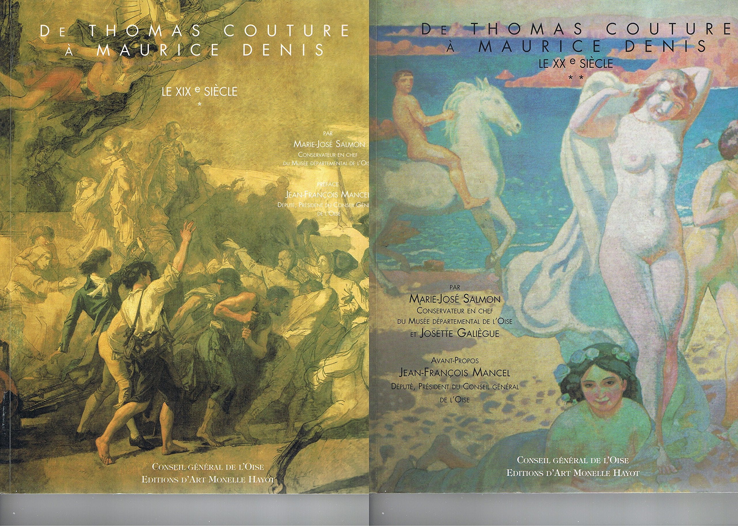 De Thomas Couture a M. Denis - musée départemental, 2 tomes book