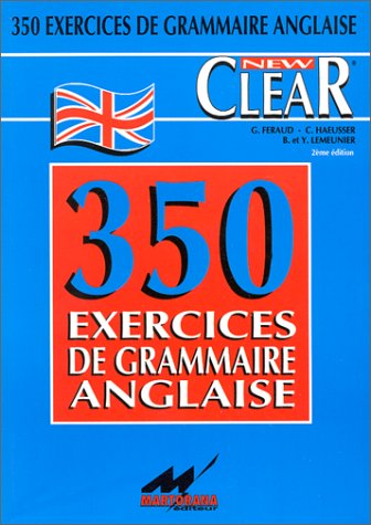 350 exercices de grammaire anglaise : principales notions d'anglais Books