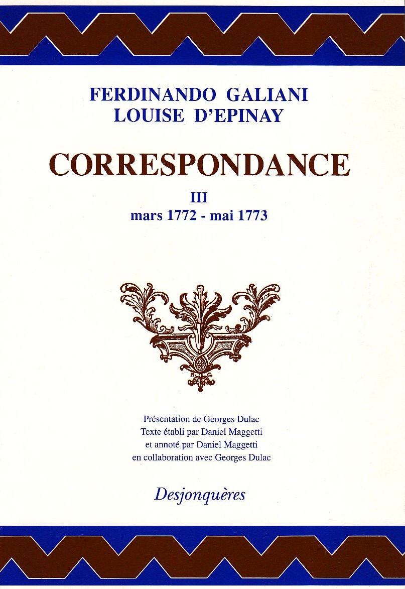 Correspondance. Vol. 3. mars 1772-mai 1773 Classics