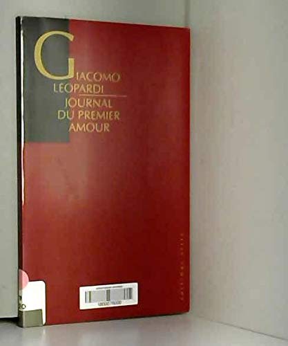 Product Image: Journal du premier amour