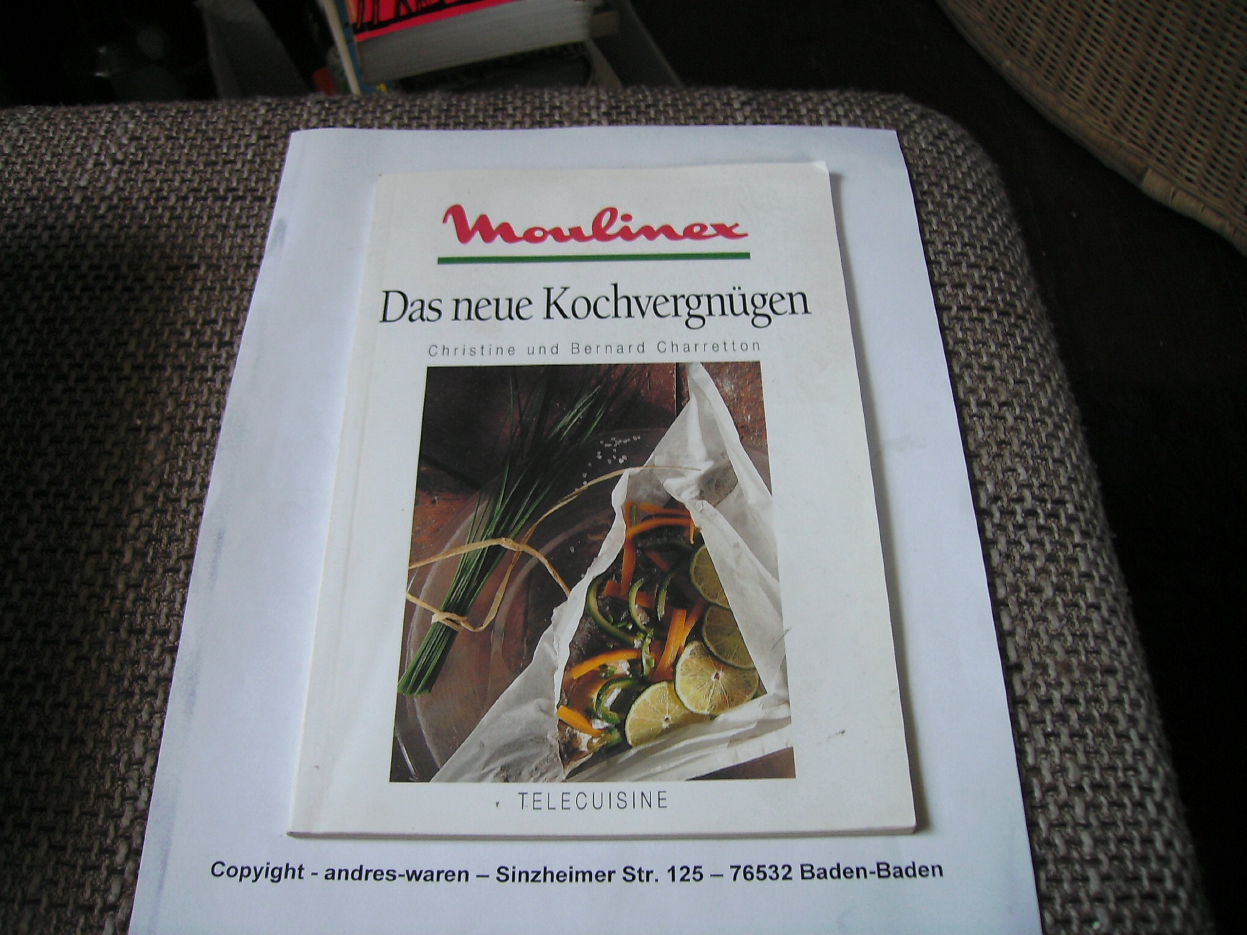 Moulinex. Das neue Kochvergnügen. Books