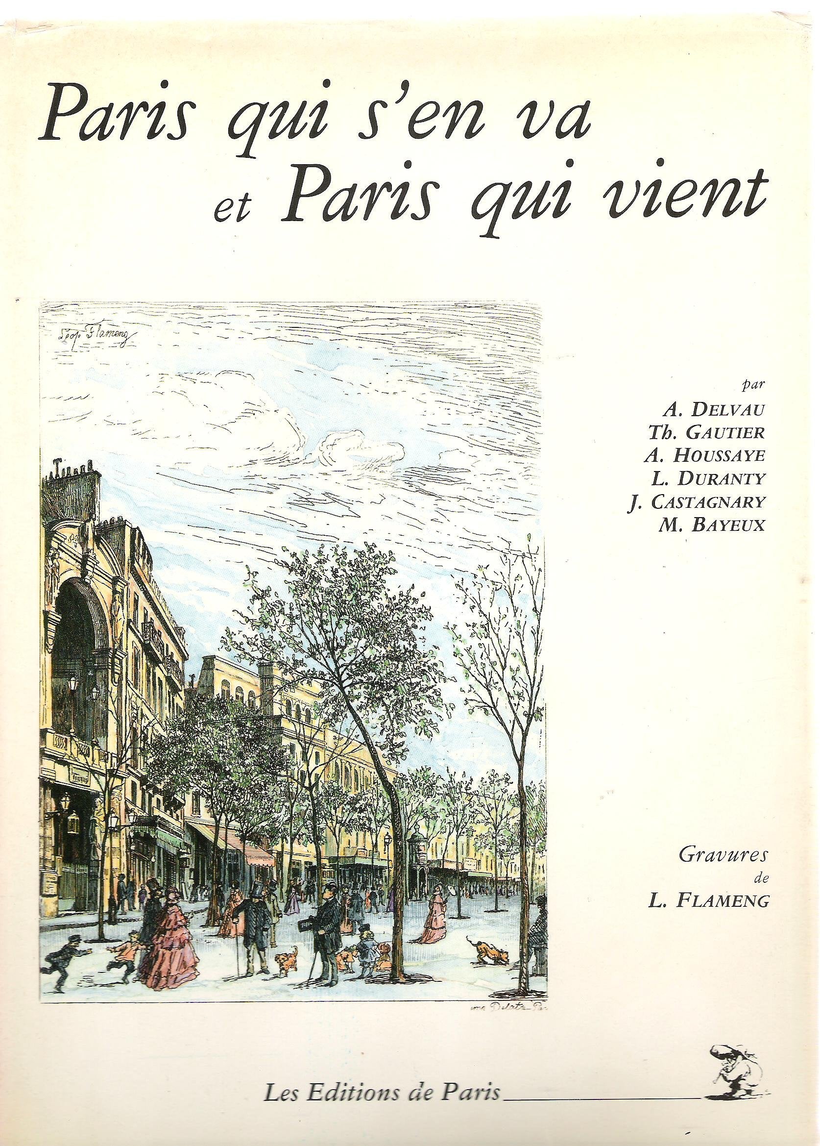 Paris qui s'en va et Paris qui s'en vient Books
