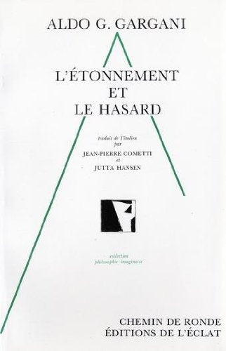 L'Etonnement et le Hasard book