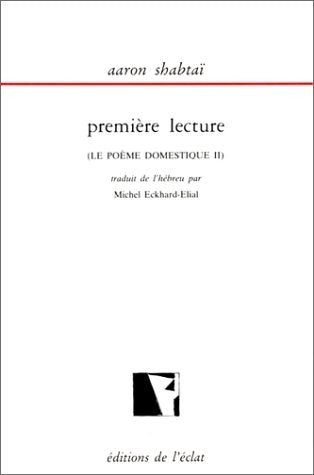 Le poème domestique Tome 2: Première lecture book