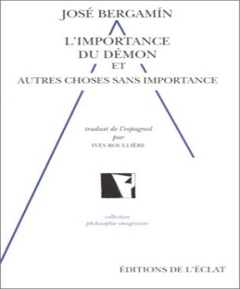 L'Importance du démon : et autres choses sans importance book