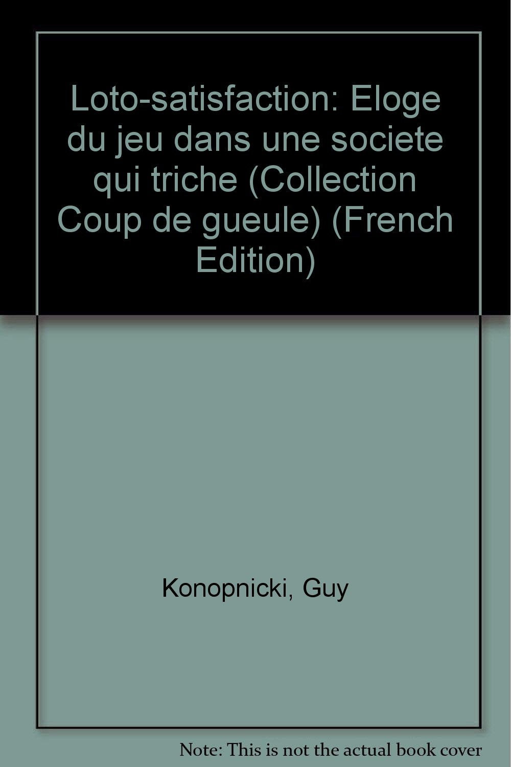 On joue comme on aime : éloge du jeu dans une société qui triche book