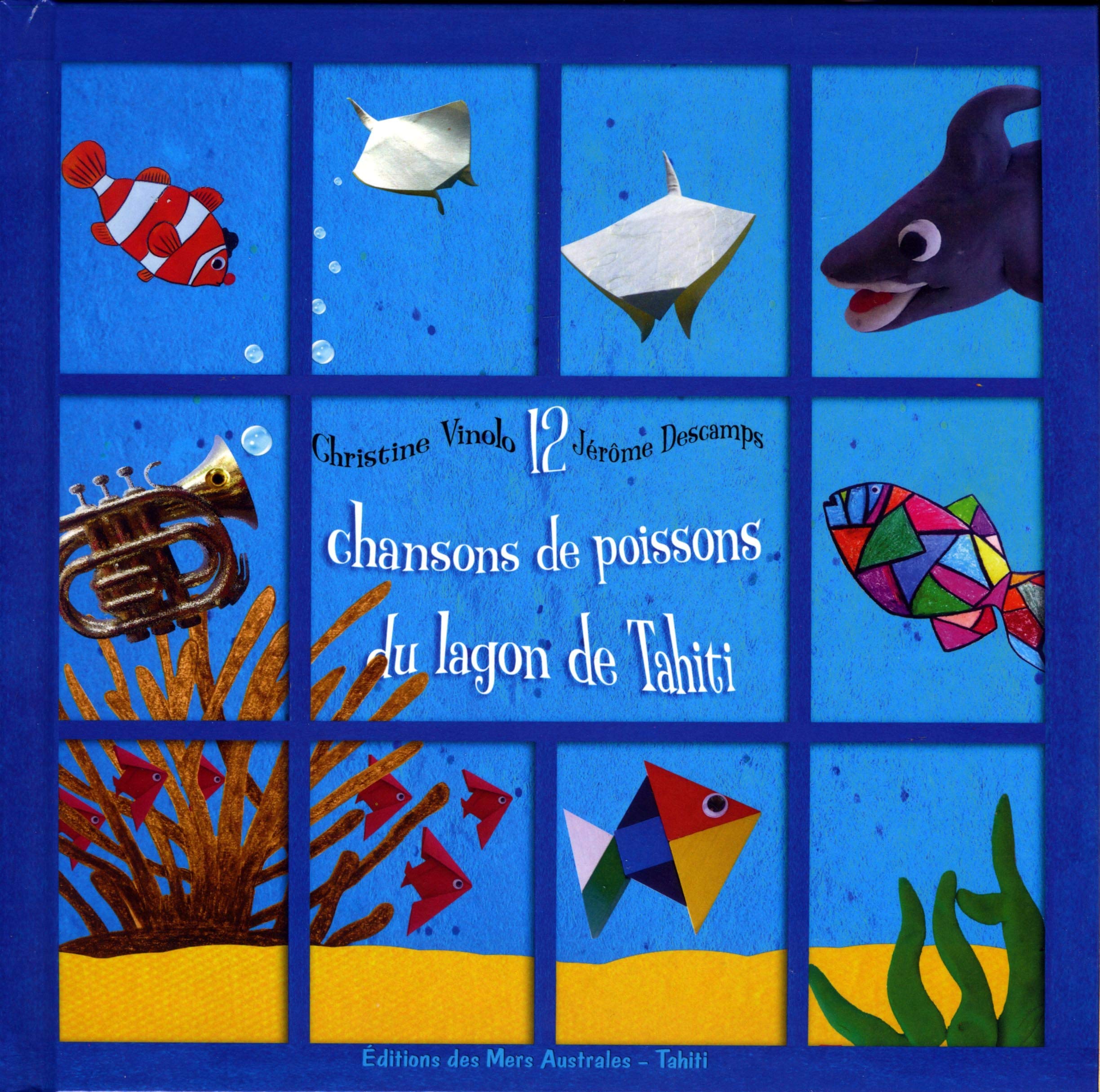 12 chansons de poissons du lagon de Tahiti book