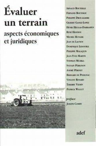 Evaluer un terrain: Aspects économiques et juridiques, [journée de rencontre, Paris, 22 novembre 1993 book