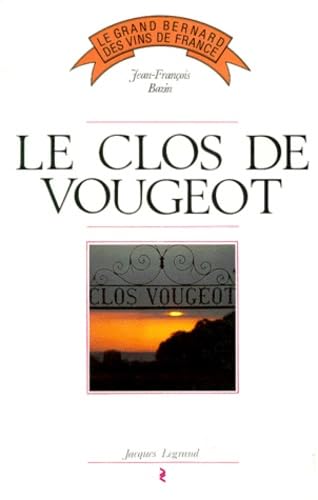 Le clos de Vougeot book