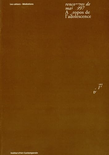 A propos de l'adolescence : art et éducation Books