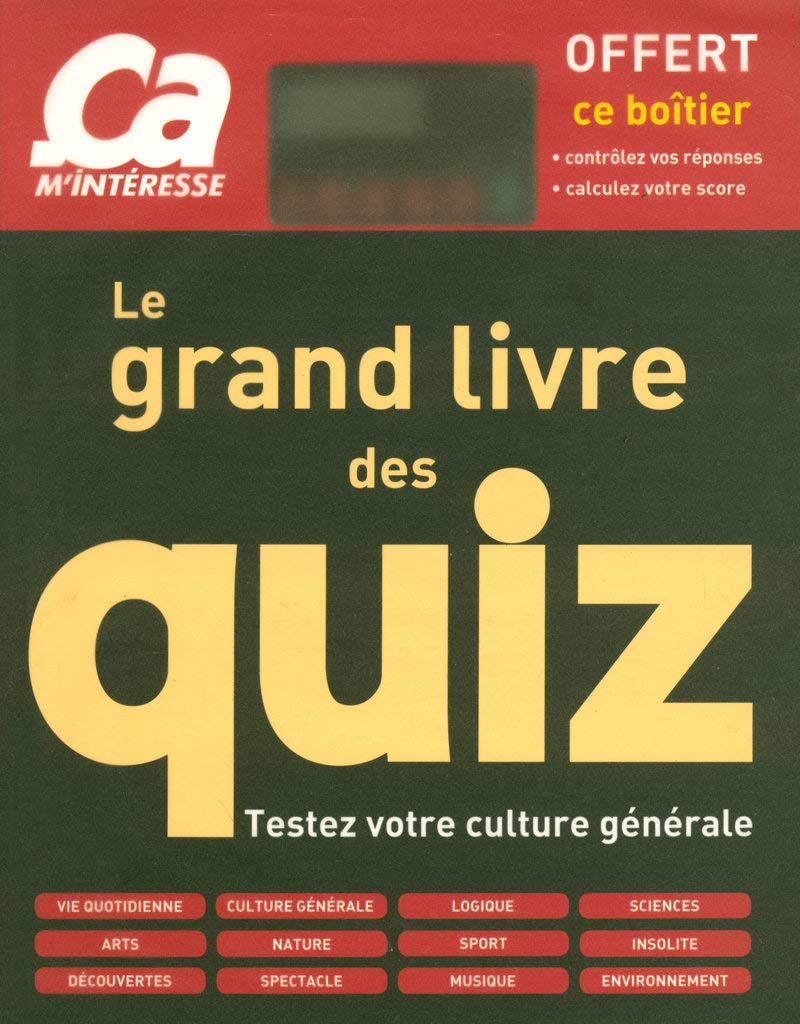 Le grand livre des quiz Books