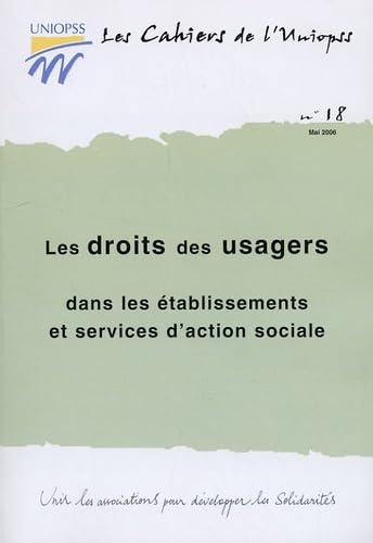 Les droits des usagers dans les établissements et services d action sociale book