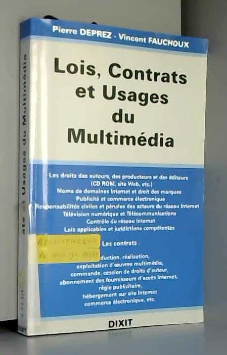 Product Image: Lois, contrats et usages du multimédia