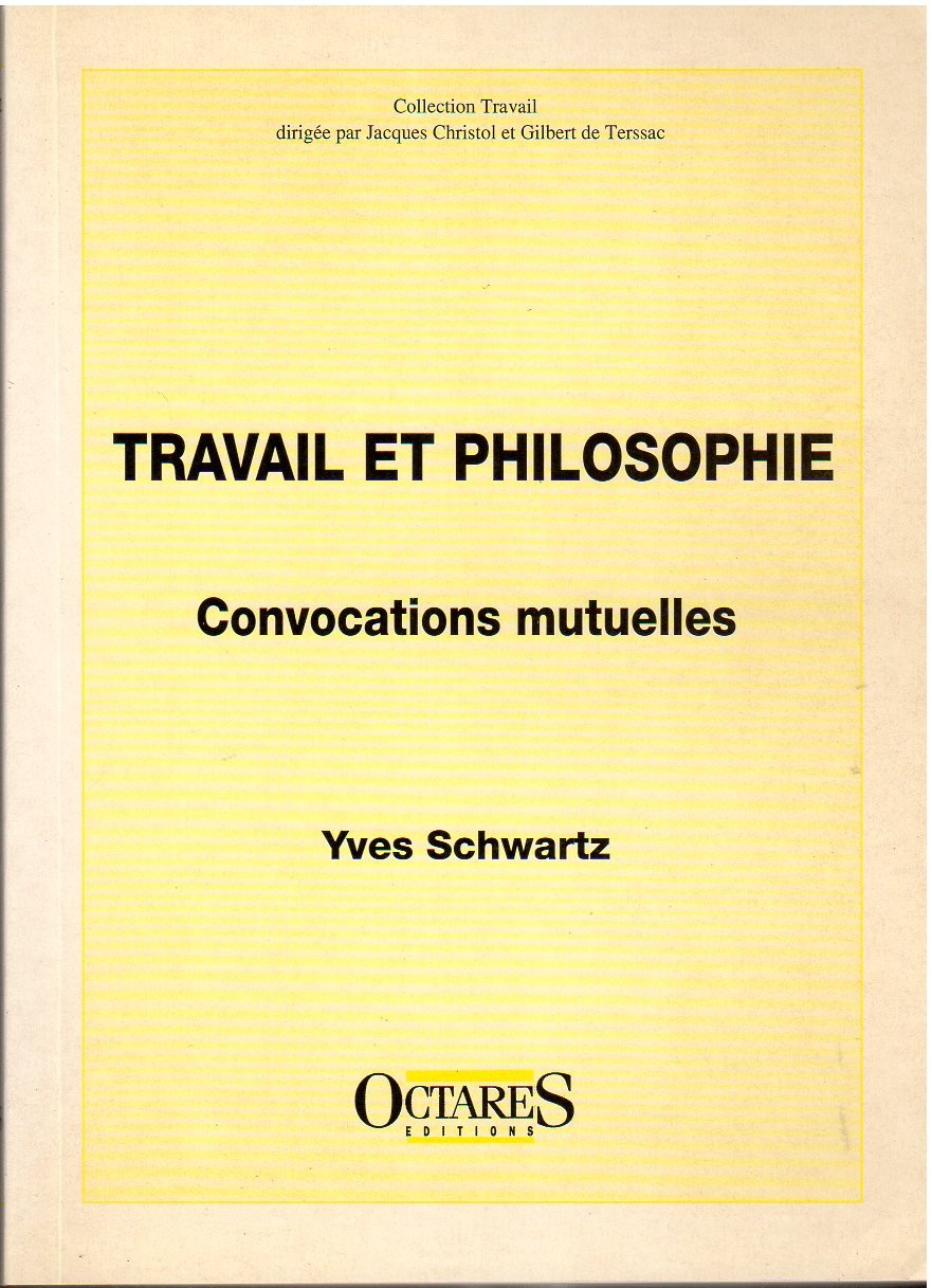 Travail et philosophie, convocations mutuelles book