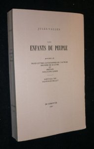 Les enfants du peuple Précédés de trois lettres autographes de l'auteur book