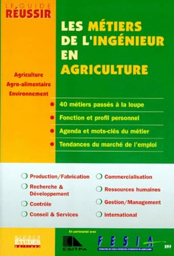 Les Métiers de l'ingénieur en agriculture book