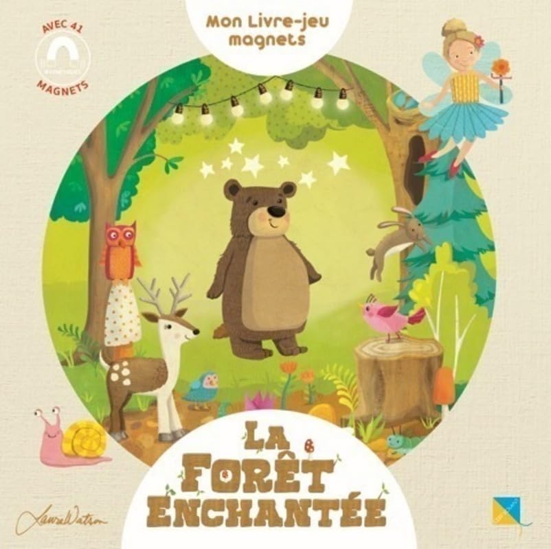 Mon livre-jeu magnets la forêt enchantée: Avec 41 magnets Books