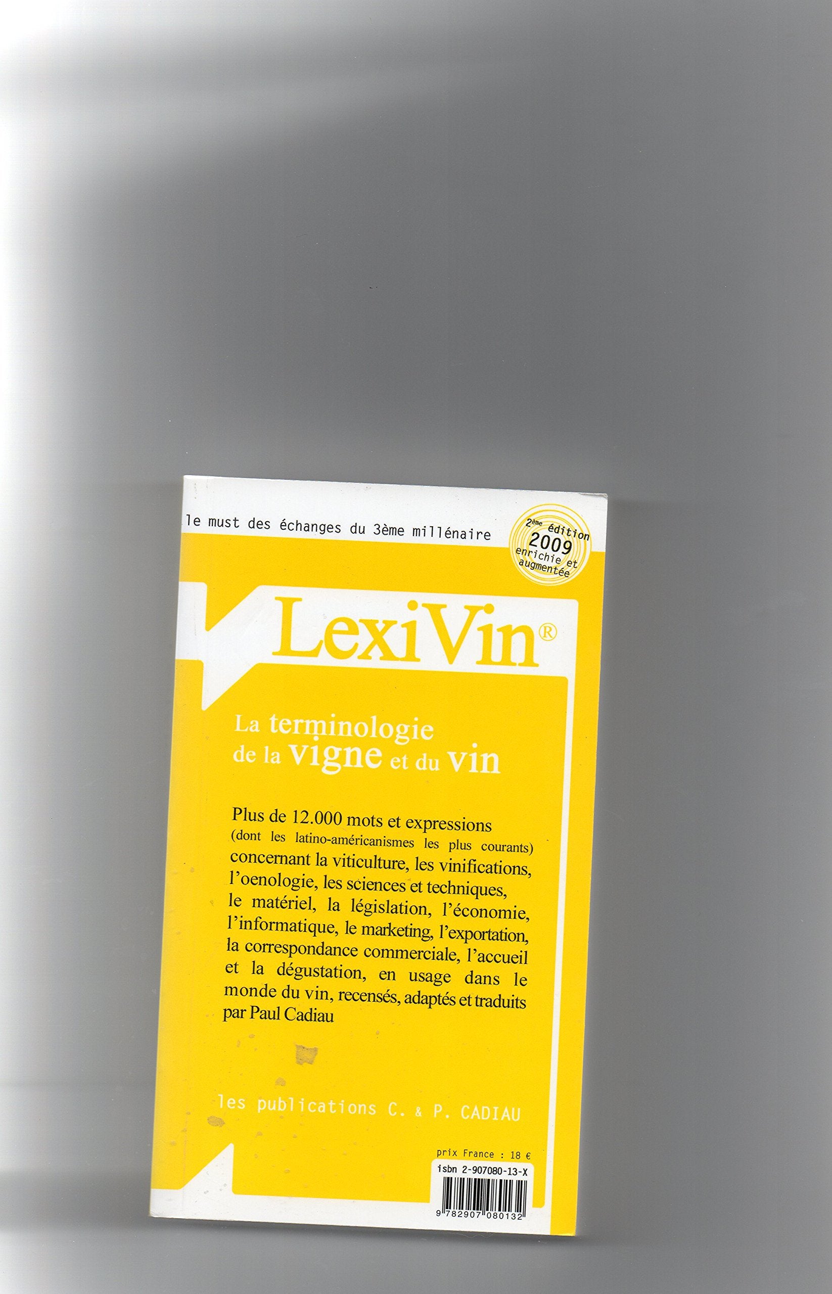 LexiVin/LexiVino (2°Ed. (français-espagnol): book