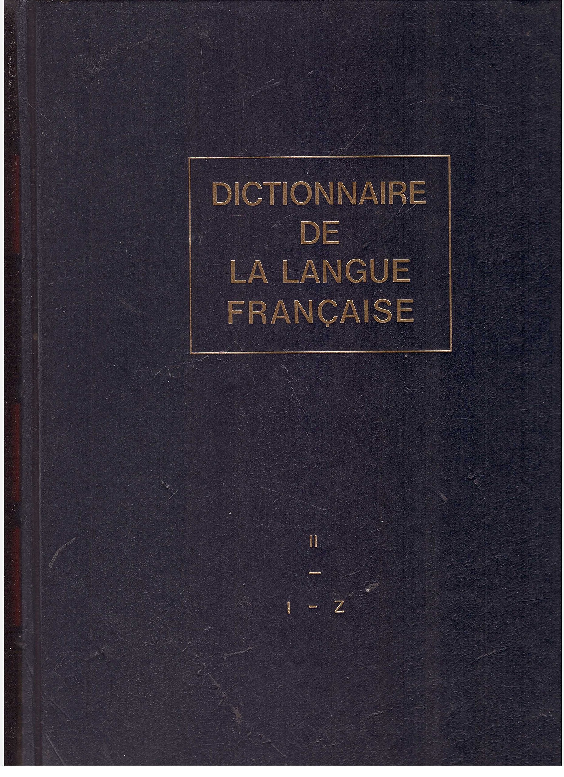 dictionnaire de la langue francaise I-Z girodet book