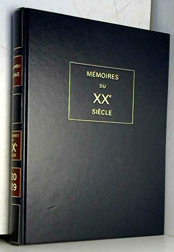 Mémoires du XXe siècle 1920-1929 book