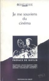 Je me souviens du cinéma Books