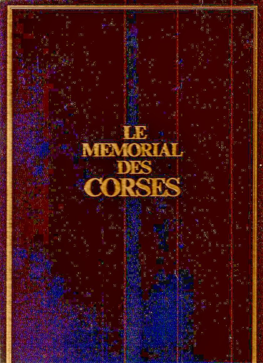 Le memorial des corses Books